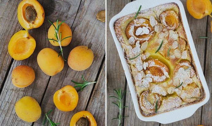 Кекс с абрикосами