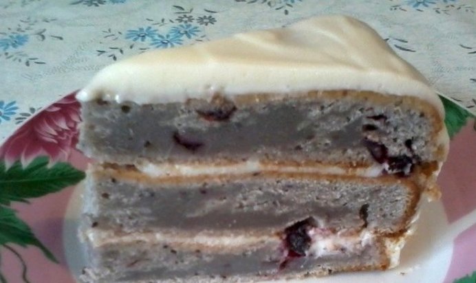 Торт смородиновый на кефире