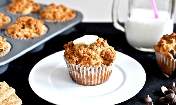 Кексы с кусочками шоколада