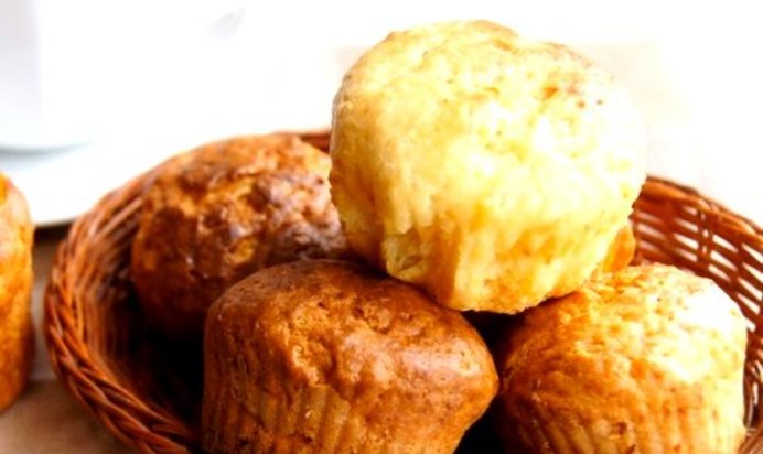 Кексики творожные в формочках