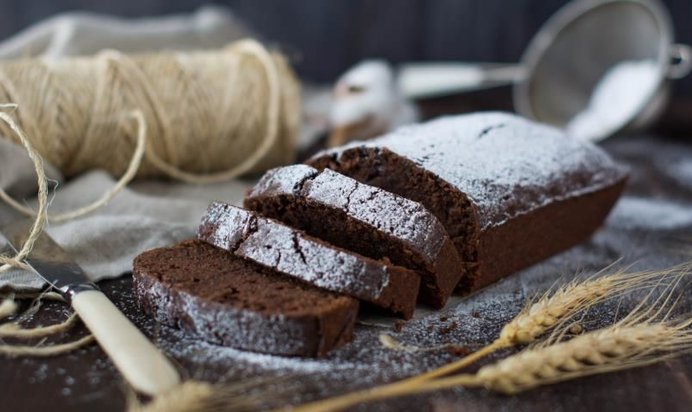 Постный шоколадно-апельсиновый кекс