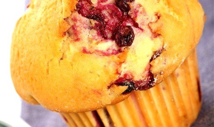 Маффины с черникой и корицей