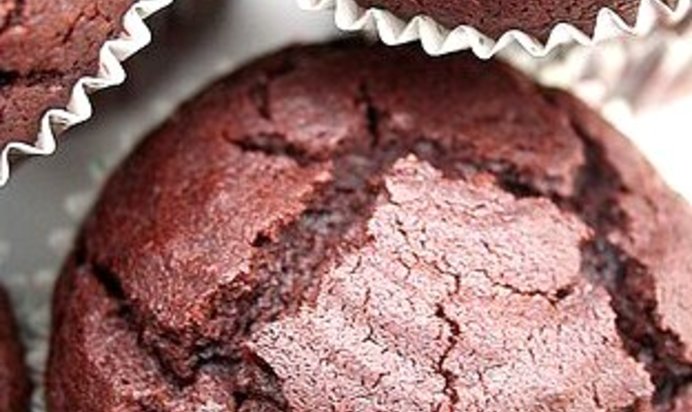 Шоколадные маффины с кофе