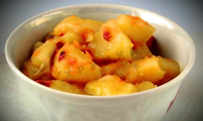 Гуляш из картофеля
