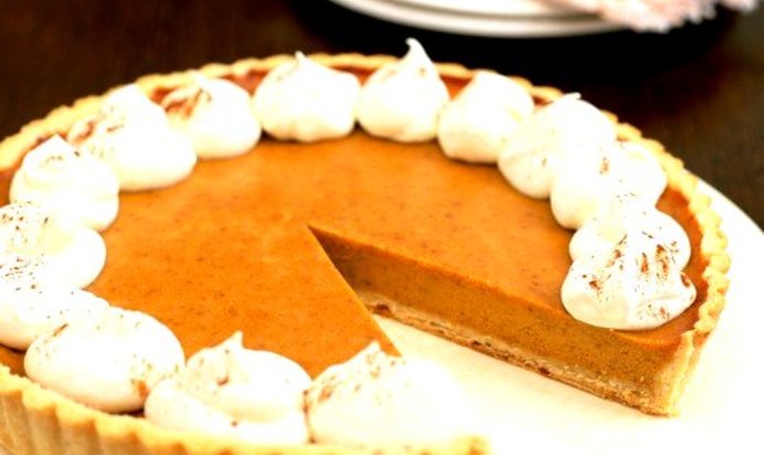 Тыквенный чизкейк с кленовым сиропом