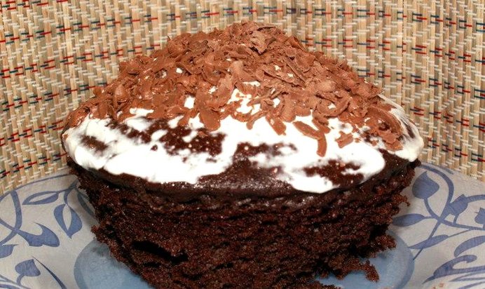 Кекс в микроволновке