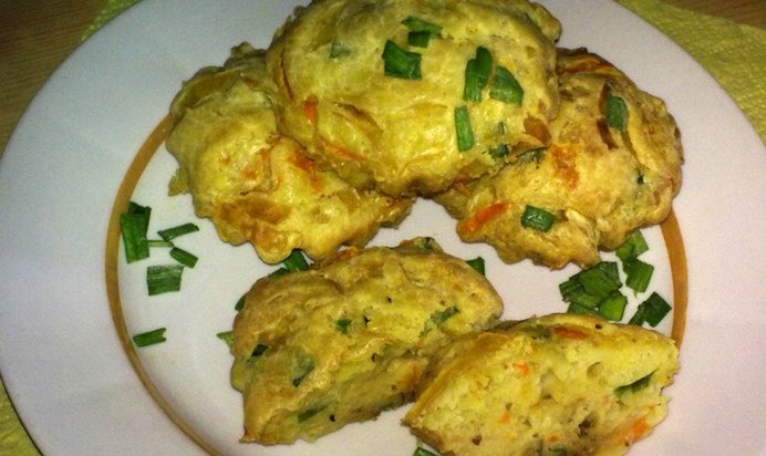 Капустные кексы