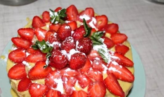 Медовый торт на сковороде