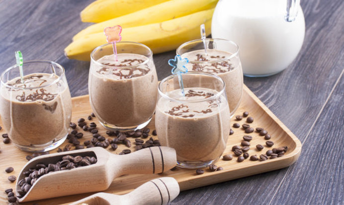 Кофейный напиток с бананом