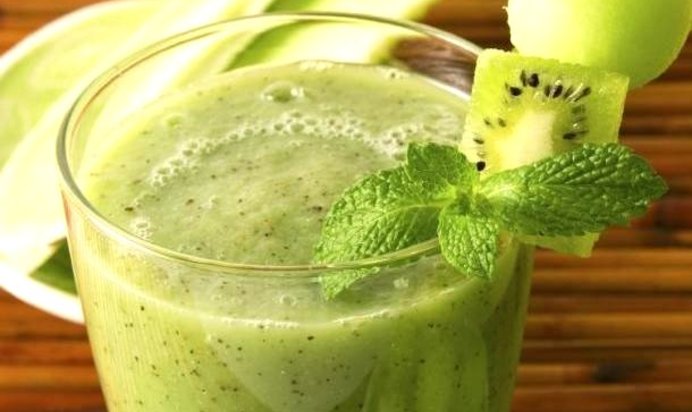 Жиросжигающий зеленый коктейль