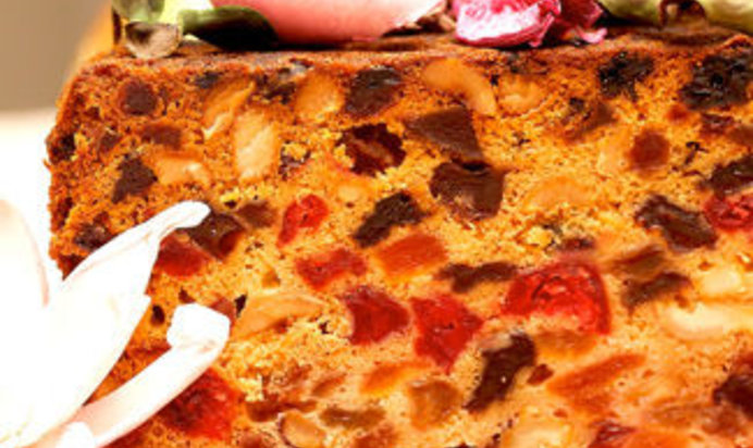 Фруктовый кекс к Рождеству