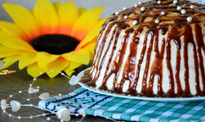 Торт Французский крепвиль