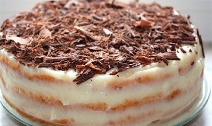 Творожный торт на сковороде