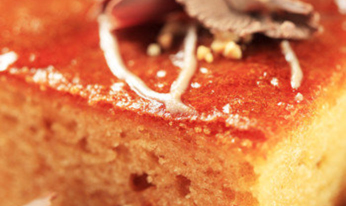 Яблочно-медовый кекс