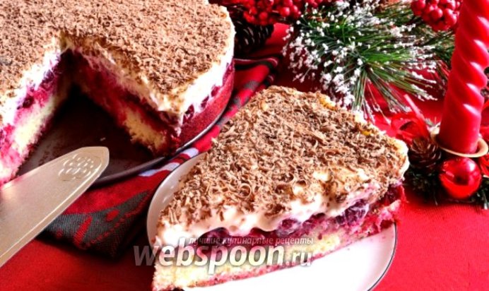 Торт «Зимняя вишня»