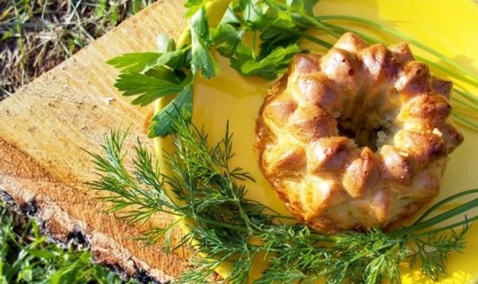 Нутовые кексы с кабачком