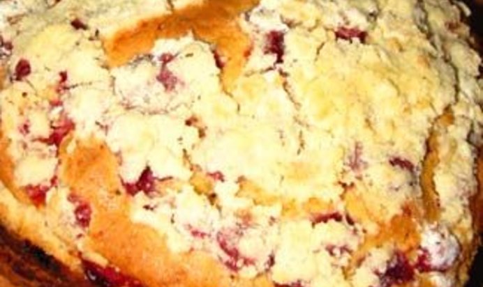 Кекс с черешнями