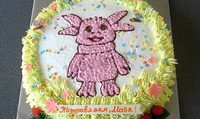 Торт Лунтик