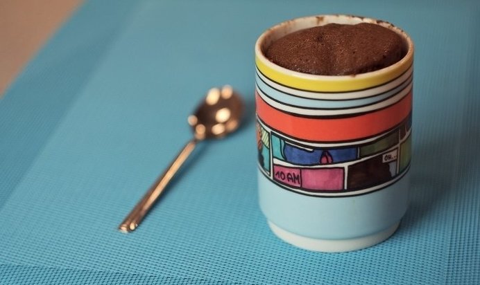 Кекс в микроволновке