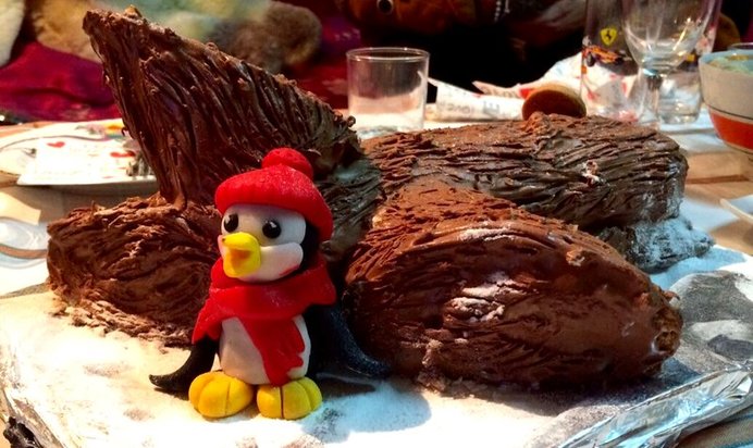 Торт «Рождественское полено»