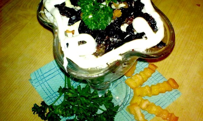 Салат-коктейль с курицей