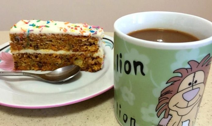 Морковный торт с кремом из маскарпоне