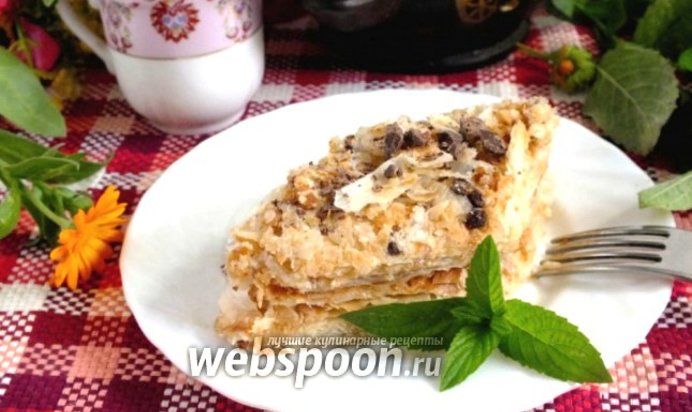 Слоёный торт «Лентяйка»