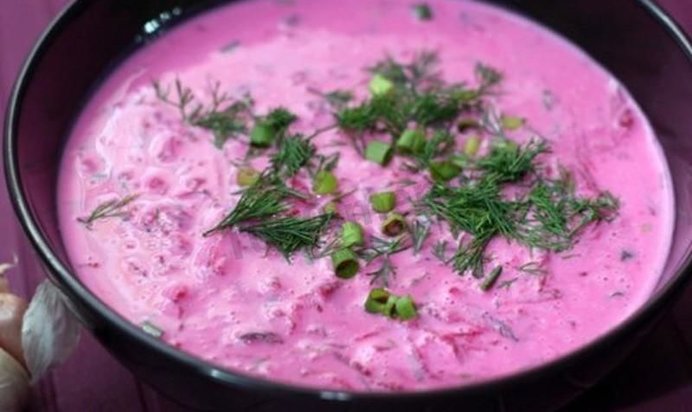 Свекольник на кефире