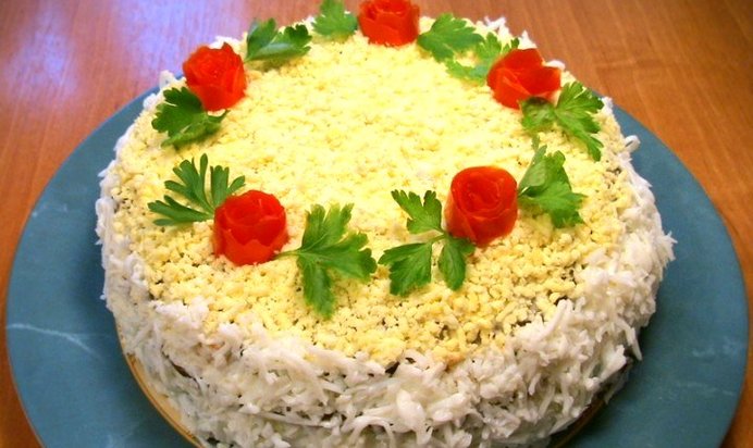 Торт из печени