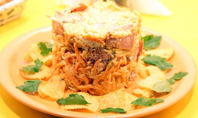 Салат «Орхидея»