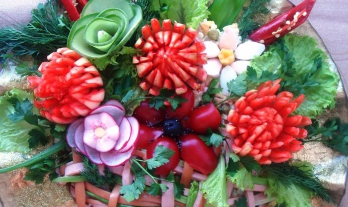 Салат Весенний букет