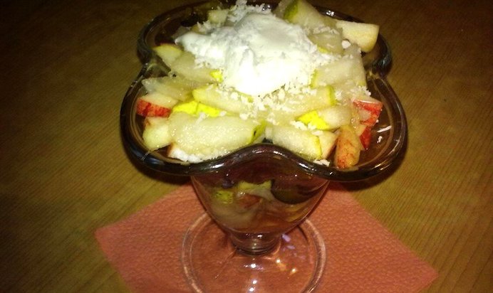 Салат-коктейль с арбузом