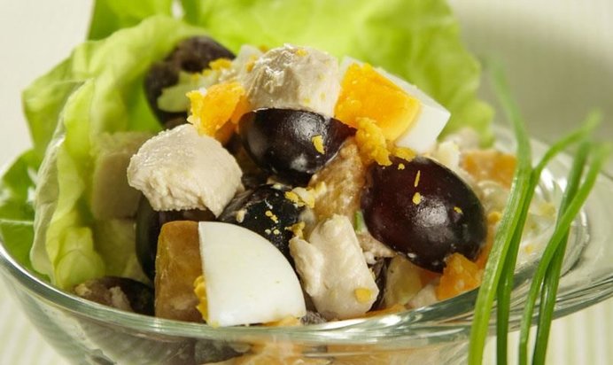 Коктейль из курицы по-шашадски