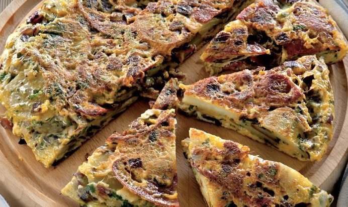 Испанская тортилья с чоризо