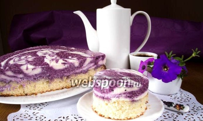 Черничный торт