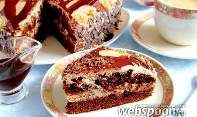 Торт «Шоколад на кипятке»