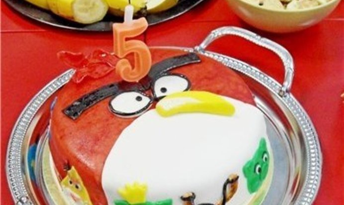 Торт Энгри бердз