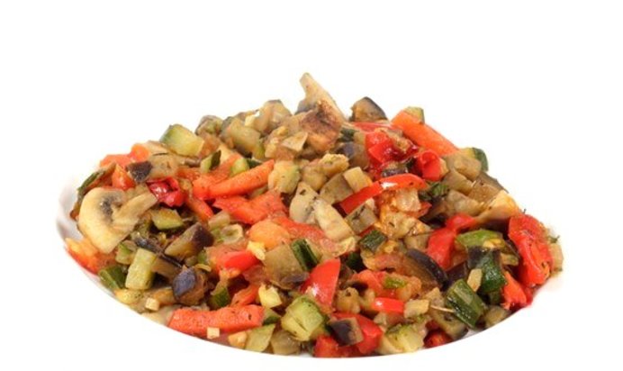 Овощное рагу с баклажанами