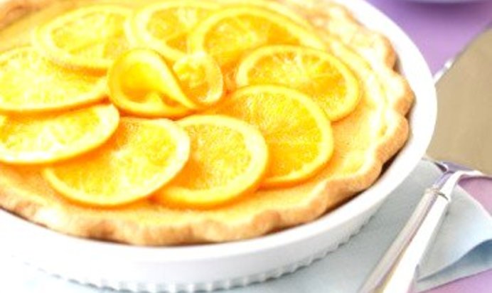 Апельсиновый торт с миндалем