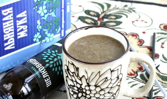 Кисель из льняной муки