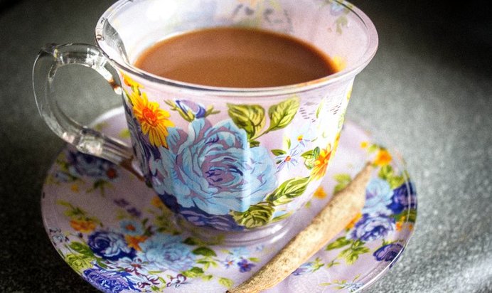 Горячее кокосовое какао