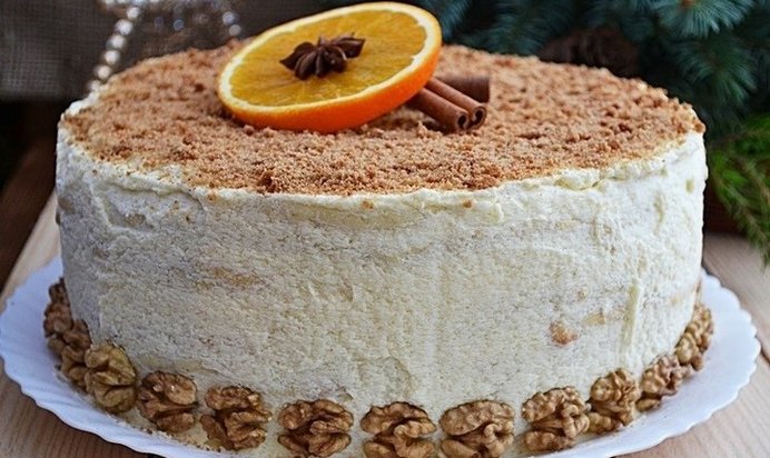 Творожный торт