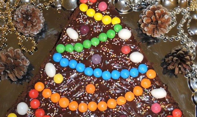 Шоколадный торт Ёлочка