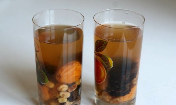 Компот из кураги и чернослива