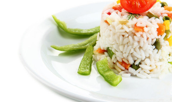 Постный плов