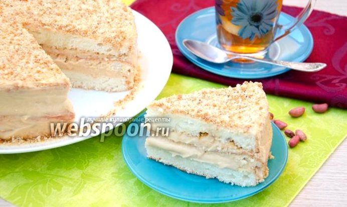 Торт с арахисовым пралине