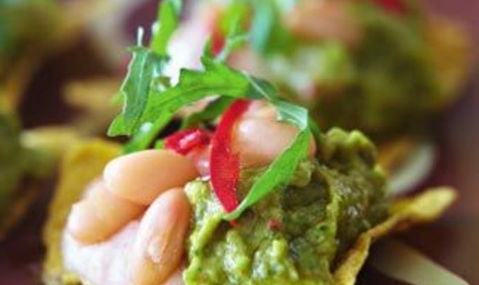 Гуакамоле с белой фасолью