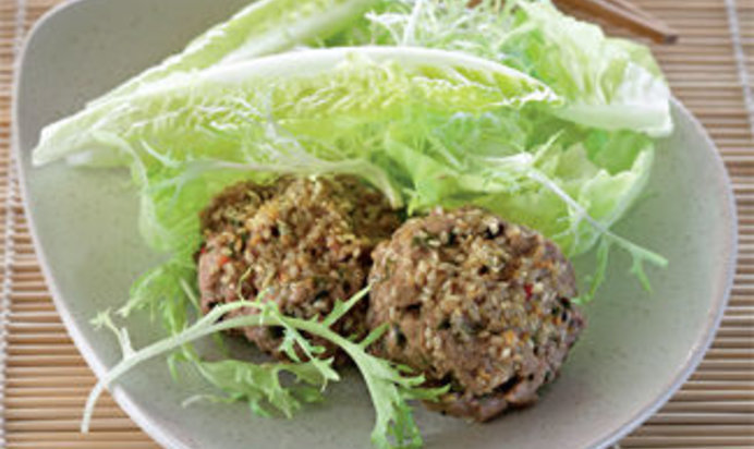 Гамбургер в азиатском стиле