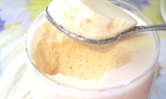 Сметанный мусс с ягодами