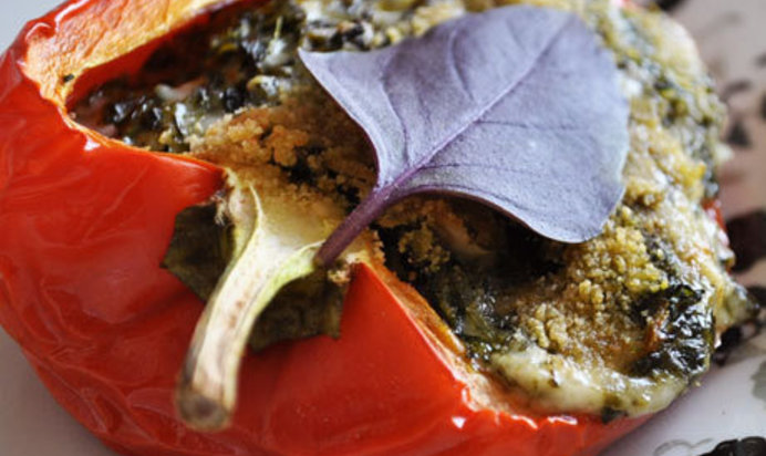 Овощи под сливочным соусом